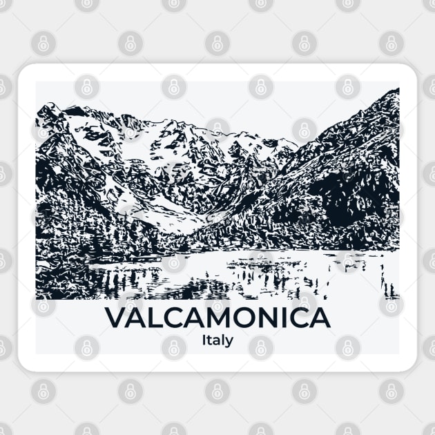 Valcamonica - Italy Magnet by Lakeric